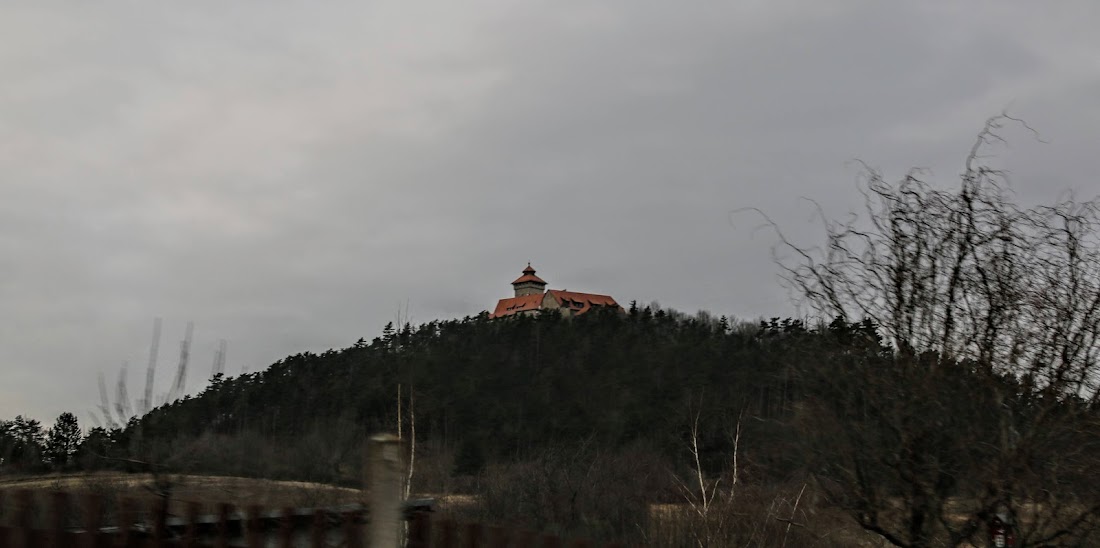 Тюрингенский лес (Thüringer Wald) и Айзенах в январе 2022.