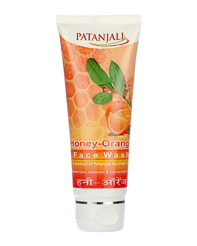 Patanjali Honey Orange Face Wash - 60 gm