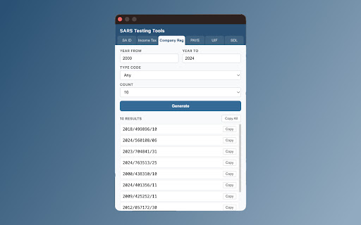 SARS Testing Tools screenshot 3