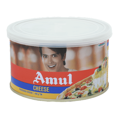 Amul Cheese Tin 400 Gm