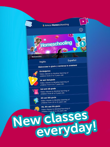 Amco Homeschooling Free video classes