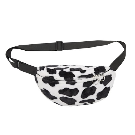 Title 2, Cow plush all-match small chest bag, cute and v...