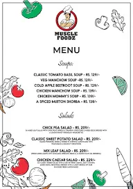 Muscle Foodz menu 1