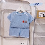 Bộ Cộc Tay Xoop Cotton Lụa In 3 Con Gấu Cho Bé Trai Bé Gái (11 - 21Kg)Bc87, Đồ Bộ Thời Trang Quần Áo Trẻ Em Mặc Nhà, Đi Chơi