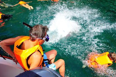 Snorkel fun in the Gulf of Thailand