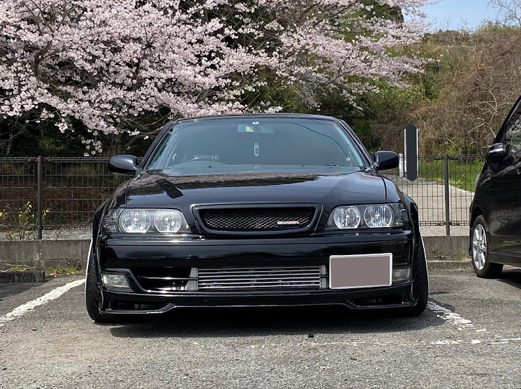 チェイサーのキャン増し・Durax・スキッドレーシング・桜とコラボ🌸に関するカスタム事例の投稿画像1枚目