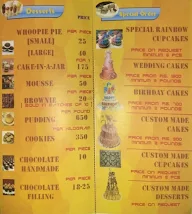 The Bakers Delight menu 3