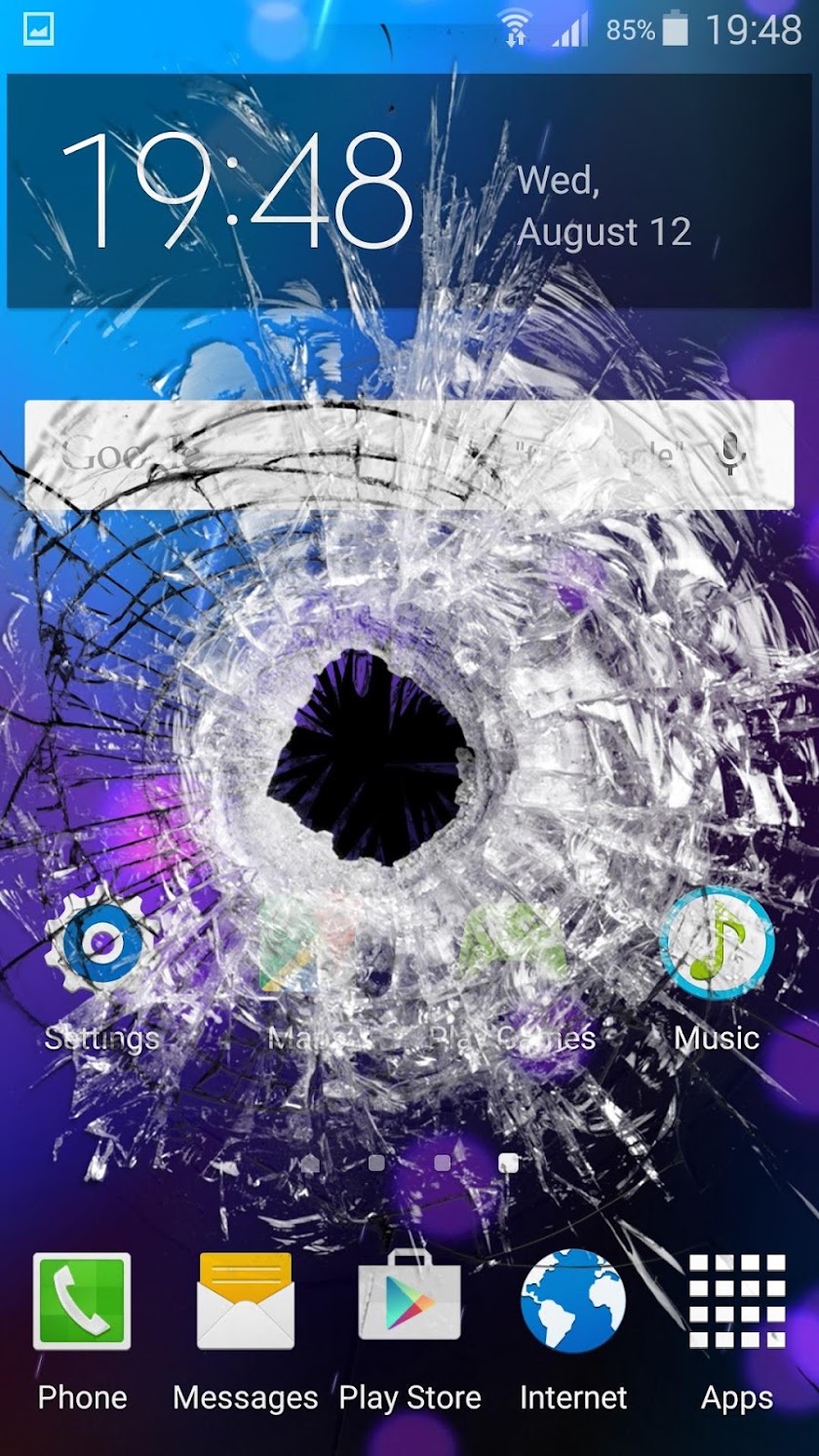 Crack your mobile screen Screen 1