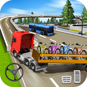 Bicycle Transport Truck Drive 2018  Icon