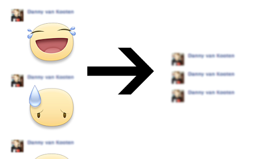 Hide Stickers in Facebook