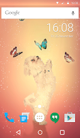 Playful Dog Wallpaper Screenshot