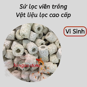 Sứ Lọc Trắng Giúp Nước Trong, Nơi Trú Ẩn Cho Vi Sinh - Phụ Kiện Cá Cảnh - Hingaostore.