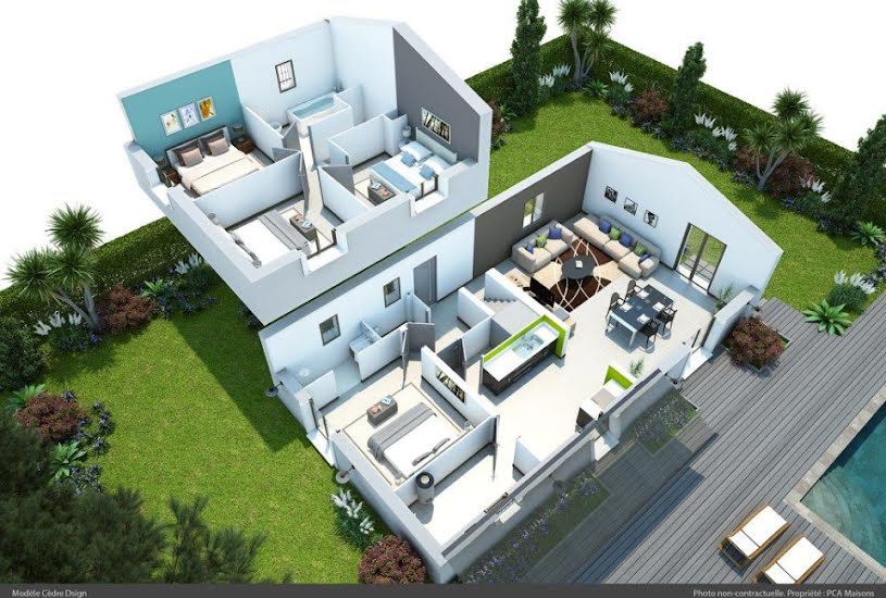  Vente Terrain + Maison - Terrain : 269m² - Maison : 80m² à Carnoules (83660) 