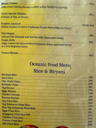 Cafe Oceanic menu 5