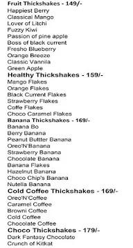 House Of Thickshakes menu 4