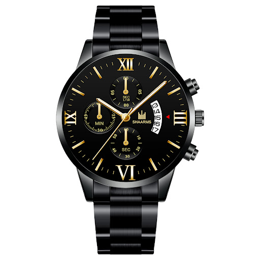 Title 7, Mens Business Steel Belt Watch Professional el...