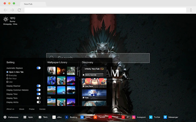 Robb Stark Pop HD TV Drama New Tab Theme