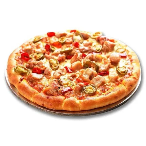 Three Peppers & Chicken Pizza