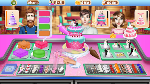 Screenshot Wed Party Cake Factory Game