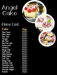 Angel Cake menu 1