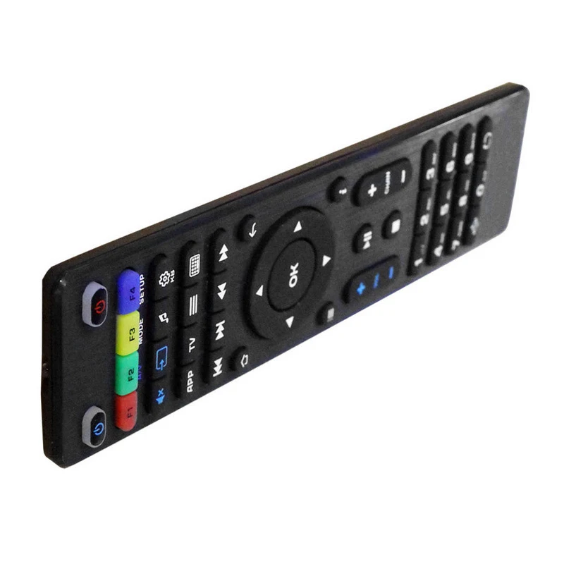 Télécommande dédiée pour décodeurs MAG250, MAG322, MAG323W1. Contrôle simple et efficace de votre divertissement à domicile.