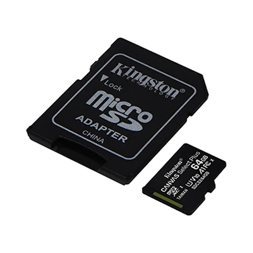 Thẻ nhớ Kingston 64GB microSDHC Canvas Select 100R CL10