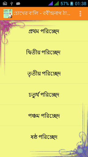 চোখের বালি Chokher Bali Novel