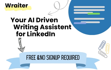 Wraiter - Your AI Driven LinkedIn Assistant small promo image