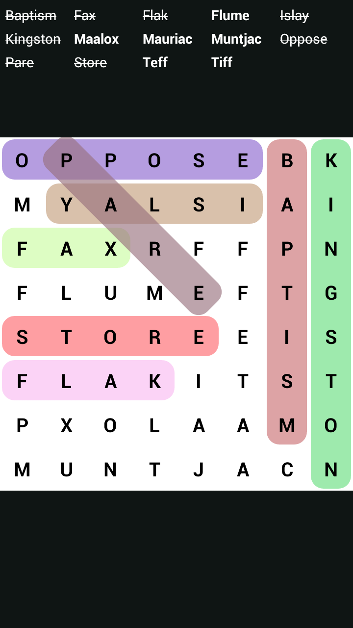 Dark Sky Words Screen 2
