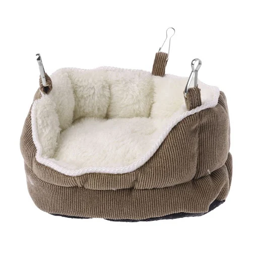 Cute Hamster Cage Bed Warm Soft Hanging Put Hammock Small Pet Hanging Sofa Bed for rat Ferret Pig Squirrel
