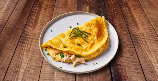 Double Egg Chicken Stuffed Omelette