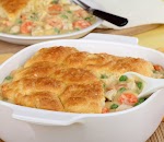 One-Pot Chicken and Biscuit Casserole Serves 6-8 was pinched from <a href="http://12tomatoes.com/2014/10/filling-dinner-recipe-nofuss-chicken-and-biscuits.html" target="_blank">12tomatoes.com.</a>