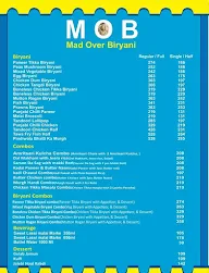 Mad Over Biryani menu 1