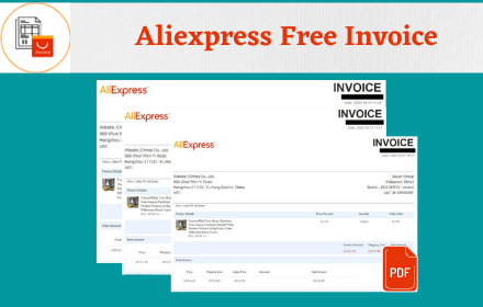 Aliexpress Free invoice - AliInvoice™️ Preview image 0