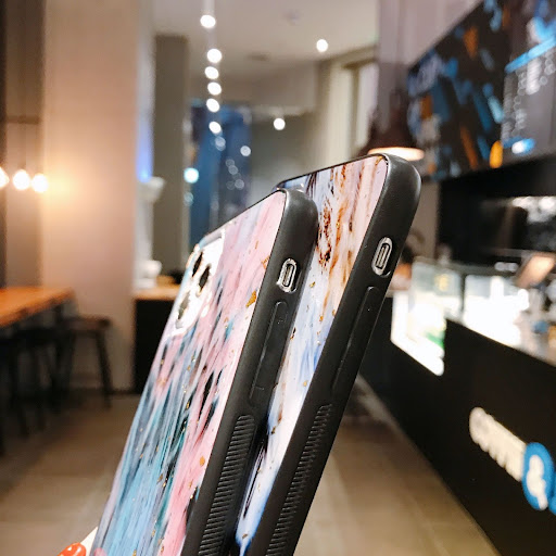 Title 8, Frosty wind flamingo feather phone case. Protec...