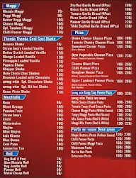 Chappadganj Thela menu 1