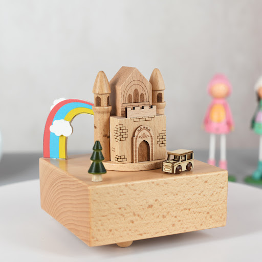 Title 4, Creative wooden music box childrens day crafts...