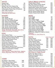 Food Express menu 1