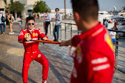 Charles Leclerc of Ferrari during the F1 Grand Prix of Abu Dhabi on December 1 in Abu Dhabi, United Arab Emirates.