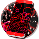 تنزيل Neon Red Keyboard 2018 التثبيت أحدث APK تنزيل