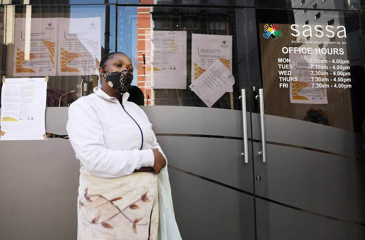 Anele Twele woke up at 1am so she could queue at the Sassa offices in Cape Town.