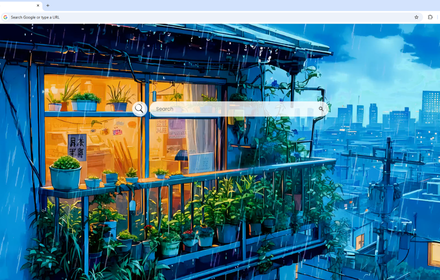 Raining in Japan Live Wallpaper Promo Image