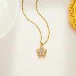574 White Flowers Gold
