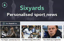 Sixyards: personalised sport news small promo image