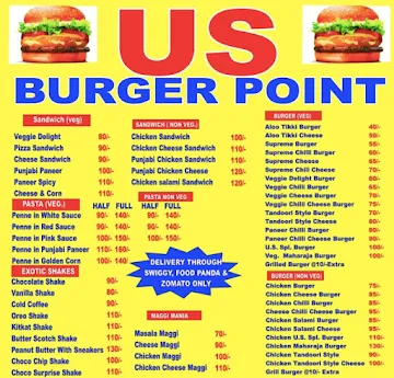 US Burger Point menu 