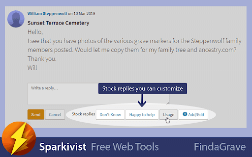 Sparkivist Web Tools