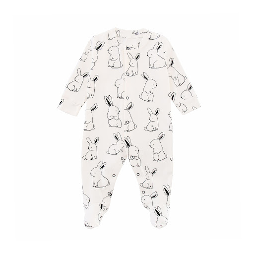 Title 2, Baby Katoenen Jumpsuit met Voetjes Pure Katoen ...