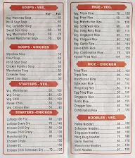 Sai Kripa Fast Food menu 2