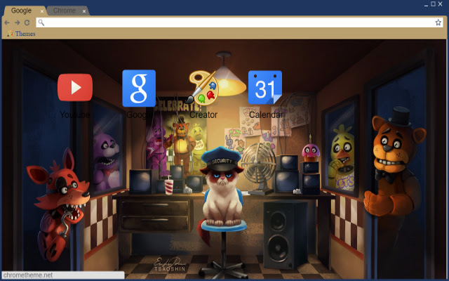 Five Nights at Freddy's Google Chrome Theme