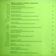 Royal Rasoi - Hotel Grand Kailash menu 2